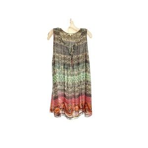 Mystree Multicolor Paisley Shear Dress